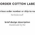PPLR_HIDDEN_PRODUCT Reorder Previous Label Design - COTTON
