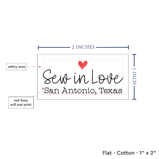 PPLR_HIDDEN_PRODUCT Simple Heart (2"x1"-Cotton)