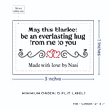 PPLR_HIDDEN_PRODUCT Double Heart Quote (2"x3" Cotton - 12 labels/set)