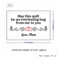 PPLR_HIDDEN_PRODUCT Double Heart Quote (2"x3" Cotton - 12 labels/set)