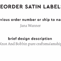 PPLR_HIDDEN_PRODUCT Reorder Previous Label Design - SATIN