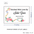 PPLR_HIDDEN_PRODUCT Thread and Flowers (2"x3" Cotton - 12 labels/set)