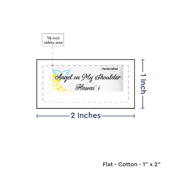 PPLR_HIDDEN_PRODUCT Print your Logo or Image on FLAT Cotton Tags