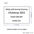 PPLR_HIDDEN_PRODUCT Large Text Only Label (2"x3"-Cotton)