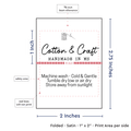 PPLR_HIDDEN_PRODUCT Sewing Icons Large Satin  (2" wide - Satin)