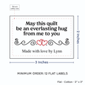 PPLR_HIDDEN_PRODUCT Double Heart Quote (2"x3" Cotton - 12 labels/set)