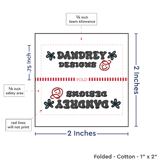PPLR_HIDDEN_PRODUCT Print Your Logo or Image on FOLDED Cotton Tags