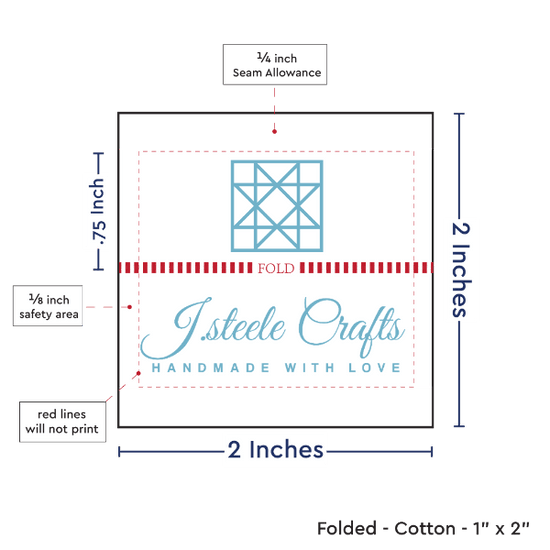 PPLR_HIDDEN_PRODUCT Print Your Logo or Image on FOLDED Cotton Tags