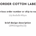 PPLR_HIDDEN_PRODUCT Reorder Previous Label Design - COTTON