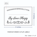 PPLR_HIDDEN_PRODUCT Double heart border with Fill in Blanks (2"x3" Cotton - 12 labels/set)