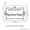 PPLR_HIDDEN_PRODUCT Swirl Accent Border with Fill in Blanks (2"x3" Cotton - 12 labels/set)