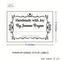 PPLR_HIDDEN_PRODUCT Swirl Accent Border (2"x3" Cotton - 12 labels/set)