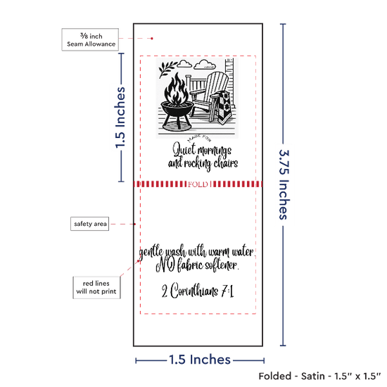 PPLR_HIDDEN_PRODUCT Print your logo/Image on Satin Tags (1.5" wide - Satin)