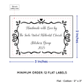 PPLR_HIDDEN_PRODUCT Swirl Accent Border (2"x3" Cotton - 12 labels/set)