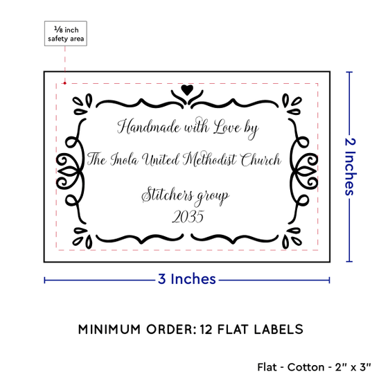 PPLR_HIDDEN_PRODUCT Swirl Accent Border (2"x3" Cotton - 12 labels/set)