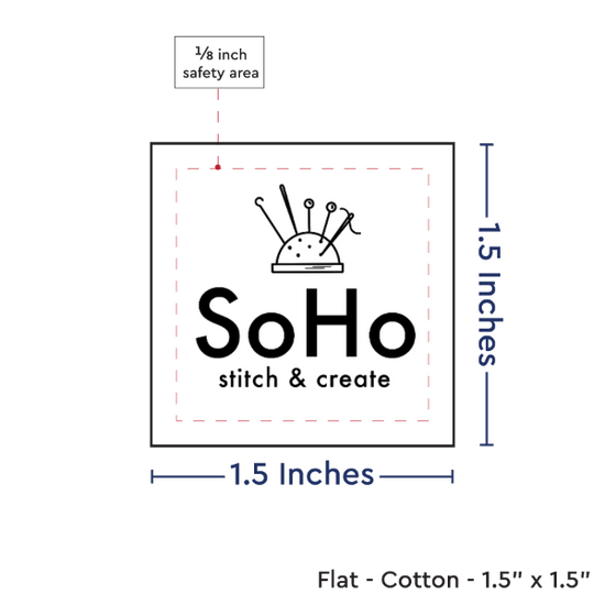 PPLR_HIDDEN_PRODUCT Print your Logo or Image on FLAT Cotton Tags