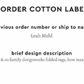 PPLR_HIDDEN_PRODUCT Reorder Previous Label Design - COTTON