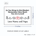 PPLR_HIDDEN_PRODUCT Double Heart Quote (2"x3" Cotton - 12 labels/set)