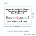 PPLR_HIDDEN_PRODUCT Double Heart Quote (2"x3" Cotton - 12 labels/set)