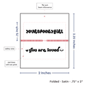 PPLR_HIDDEN_PRODUCT Print your Logo or Image on Satin Tags (2" wide - Satin)