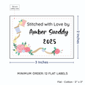 PPLR_HIDDEN_PRODUCT Thread and Flowers (2"x3" Cotton - 12 labels/set)
