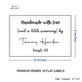 PPLR_HIDDEN_PRODUCT Large Text Only Label (2"x3"-Cotton)