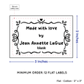 PPLR_HIDDEN_PRODUCT Swirl Accent Border (2"x3" Cotton - 12 labels/set)