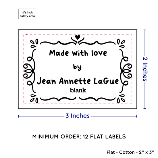 PPLR_HIDDEN_PRODUCT Swirl Accent Border (2"x3" Cotton - 12 labels/set)