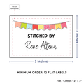 PPLR_HIDDEN_PRODUCT Colorful Banner (2"x3" Cotton - 12 labels/set)