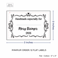PPLR_HIDDEN_PRODUCT Swirl Accent Border with Fill in Blanks (2"x3" Cotton - 12 labels/set)