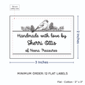 PPLR_HIDDEN_PRODUCT Winter Bird (2"x3" Cotton - 12 labels/set)
