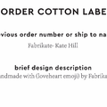 PPLR_HIDDEN_PRODUCT Reorder Previous Label Design - COTTON