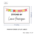 PPLR_HIDDEN_PRODUCT Colorful Banner (2"x3" Cotton - 12 labels/set)