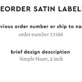 PPLR_HIDDEN_PRODUCT Reorder Previous Label Design - SATIN