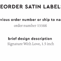 PPLR_HIDDEN_PRODUCT Reorder Previous Label Design - SATIN