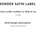 PPLR_HIDDEN_PRODUCT Reorder Previous Label Design - SATIN