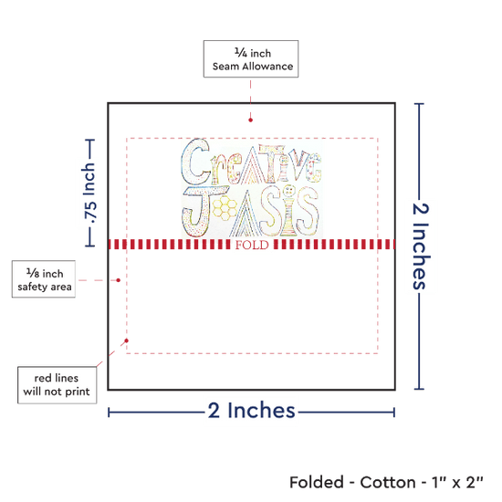PPLR_HIDDEN_PRODUCT Print Your Logo or Image on FOLDED Cotton Tags
