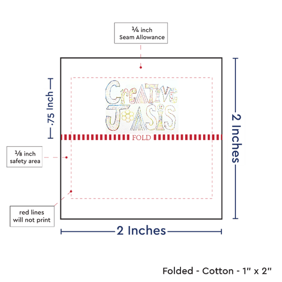 PPLR_HIDDEN_PRODUCT Print Your Logo or Image on FOLDED Cotton Tags