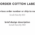 PPLR_HIDDEN_PRODUCT Reorder Previous Label Design - COTTON