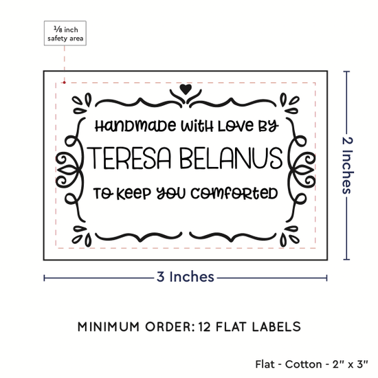 PPLR_HIDDEN_PRODUCT Swirl Accent Border (2"x3" Cotton - 12 labels/set)