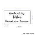 PPLR_HIDDEN_PRODUCT Text Only Medium Large Label (1.5"x3"-Cotton)