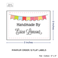 PPLR_HIDDEN_PRODUCT Colorful Banner (2"x3" Cotton - 12 labels/set)