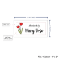 PPLR_HIDDEN_PRODUCT Spring Tulips (2"x1"-Cotton)