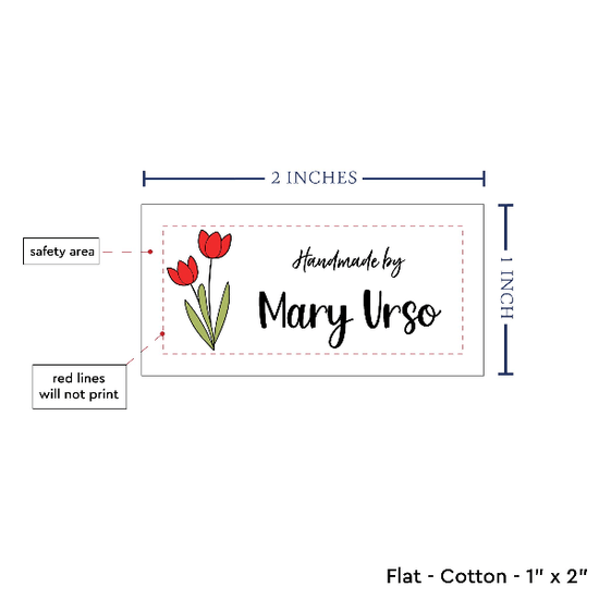 PPLR_HIDDEN_PRODUCT Spring Tulips (2"x1"-Cotton)