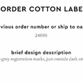 PPLR_HIDDEN_PRODUCT Reorder Previous Label Design - COTTON