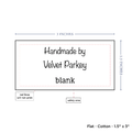 PPLR_HIDDEN_PRODUCT Text Only Medium Large Label (1.5"x3"-Cotton)