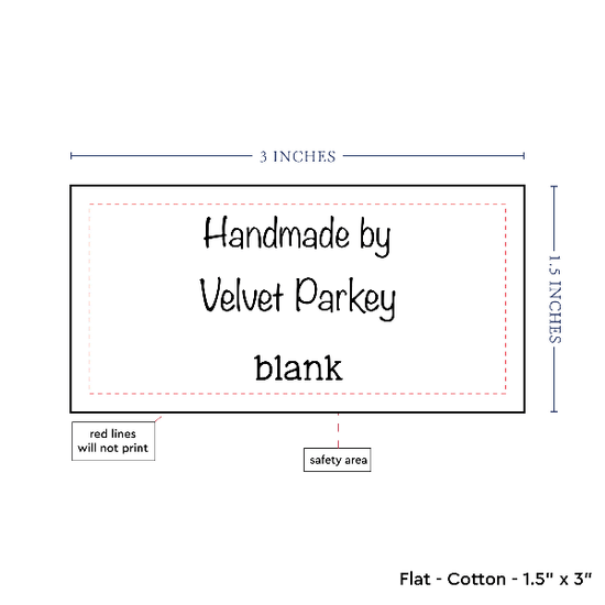 PPLR_HIDDEN_PRODUCT Text Only Medium Large Label (1.5"x3"-Cotton)