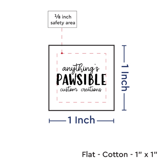 PPLR_HIDDEN_PRODUCT Print your Logo or Image on FLAT Cotton Tags