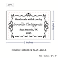 PPLR_HIDDEN_PRODUCT Swirl Accent Border (2"x3" Cotton - 12 labels/set)