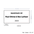 PPLR_HIDDEN_PRODUCT Text Only Medium Large Label (1.5"x3"-Cotton)